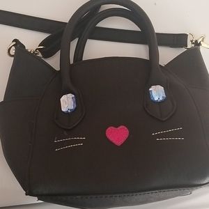 Luv Betsey by Betsey Johnson Black Cat Purse